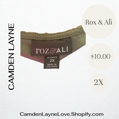 Rox & Ali Green Woven Top