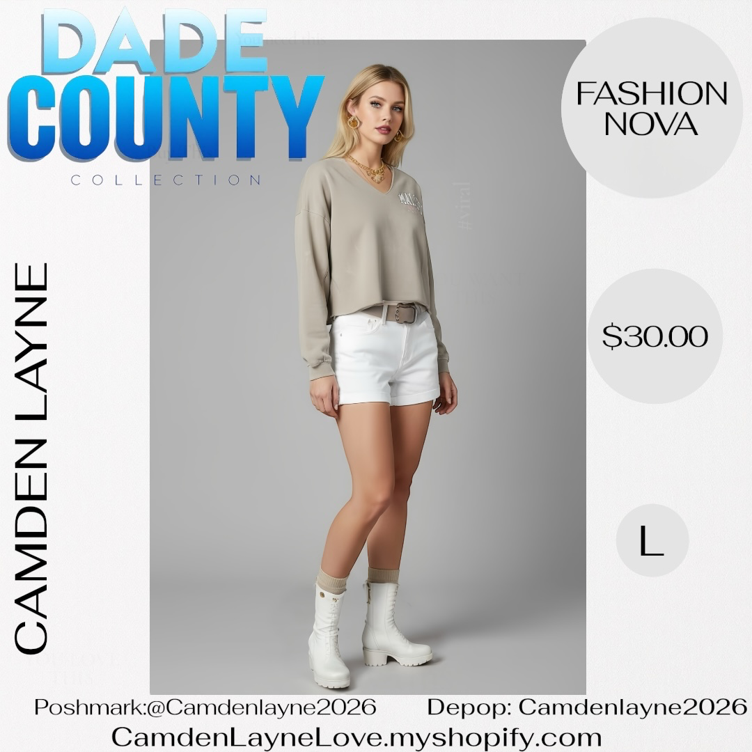 Fashion Nova Crop Sweatshirt