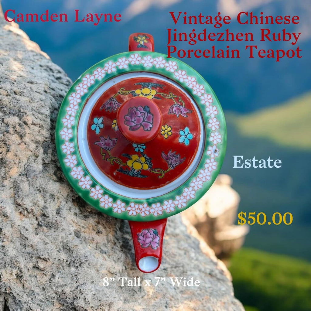 Vintage Chinese Teapot - Camden Layne
