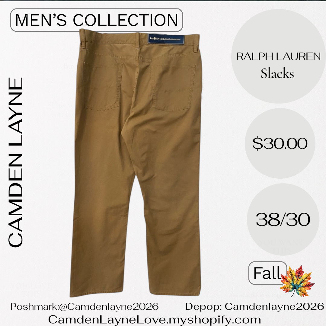 Ralph Lauren 38/30 Tan Slacks