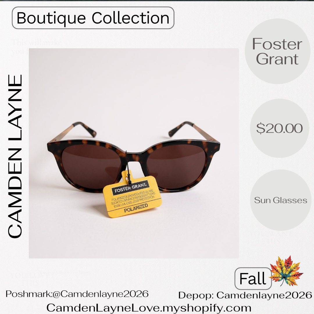 Foster Grant Tortoise Shell Sunglasses