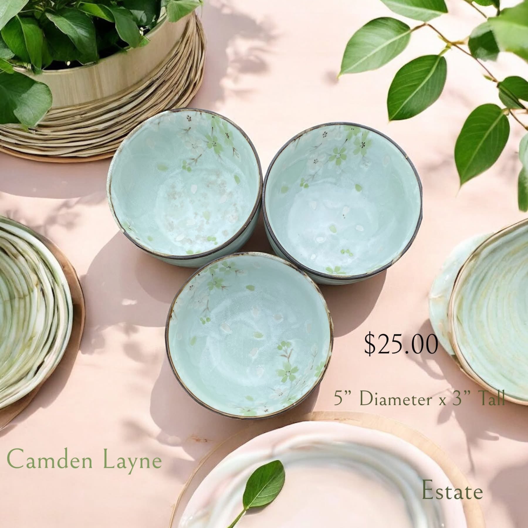 Tokyo Design Studio Cosmo Handmade Bowls - Camden Layne