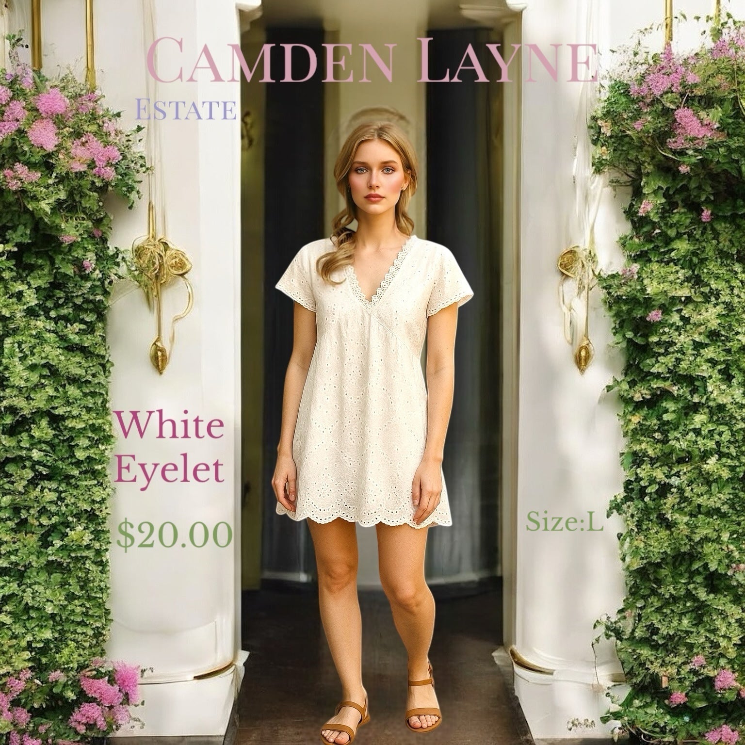 White Eyelet - Camden Layne