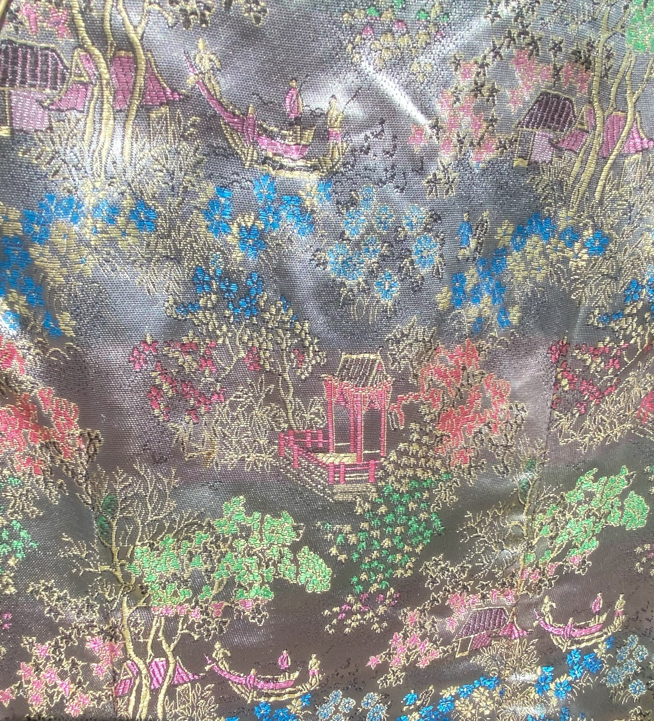 Vintage Embroidered Peomi Chengai Oriental Style Dress - Camden Layne