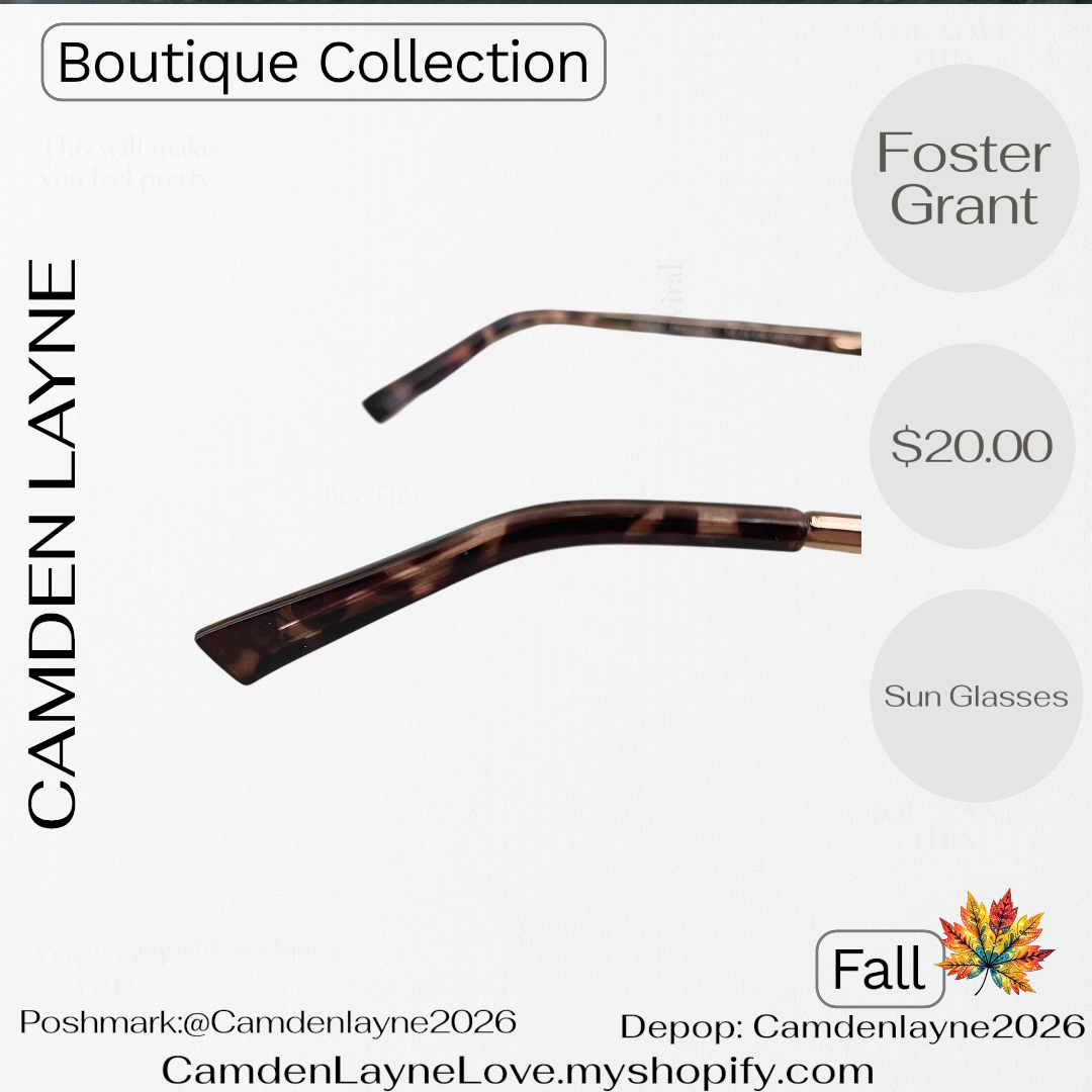 Foster Grant Tortoise Shell Sunglasses