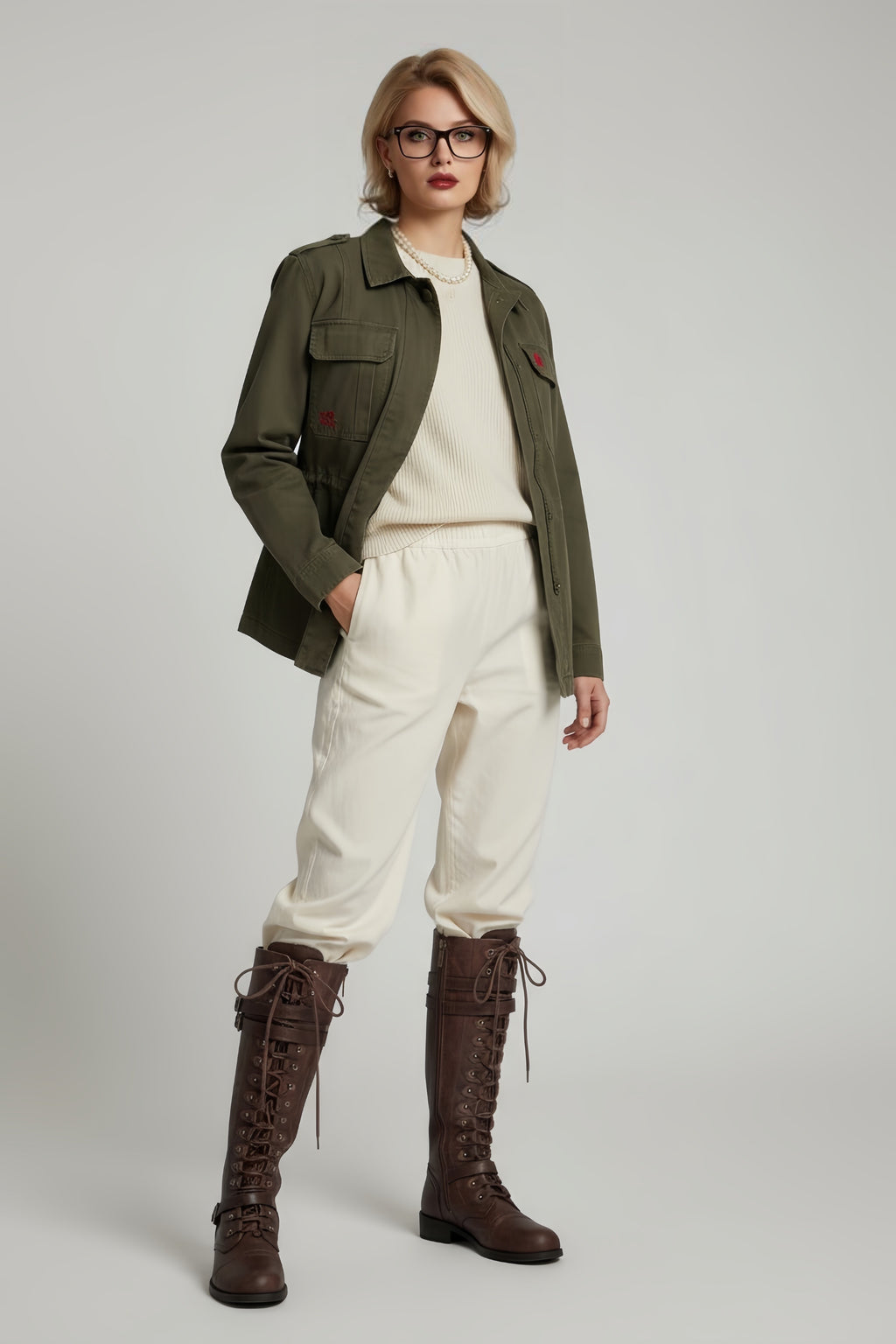 Ashley Army Green Jacket