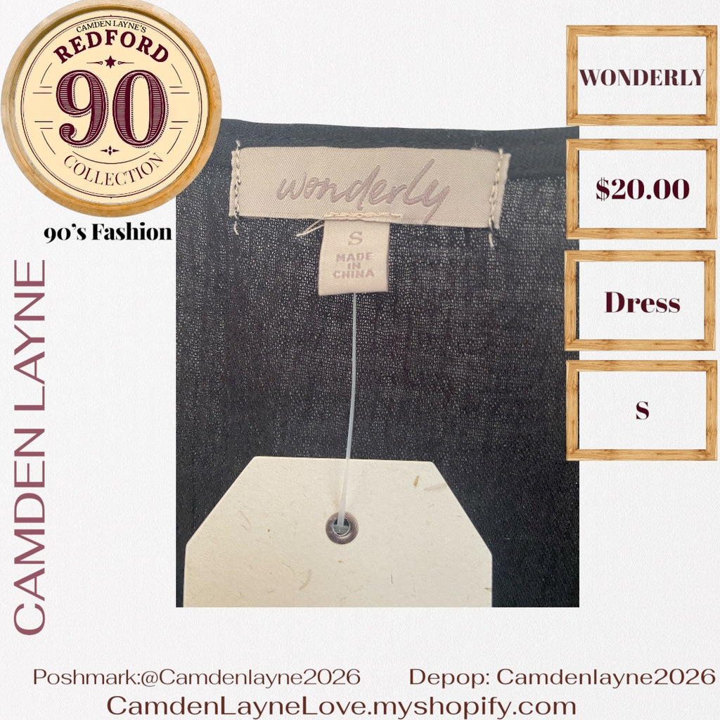 Wonderly Black Prairie Dress