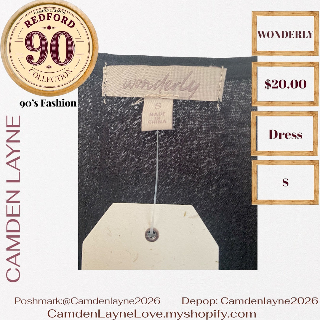 Wonderly Black Prairie Dress