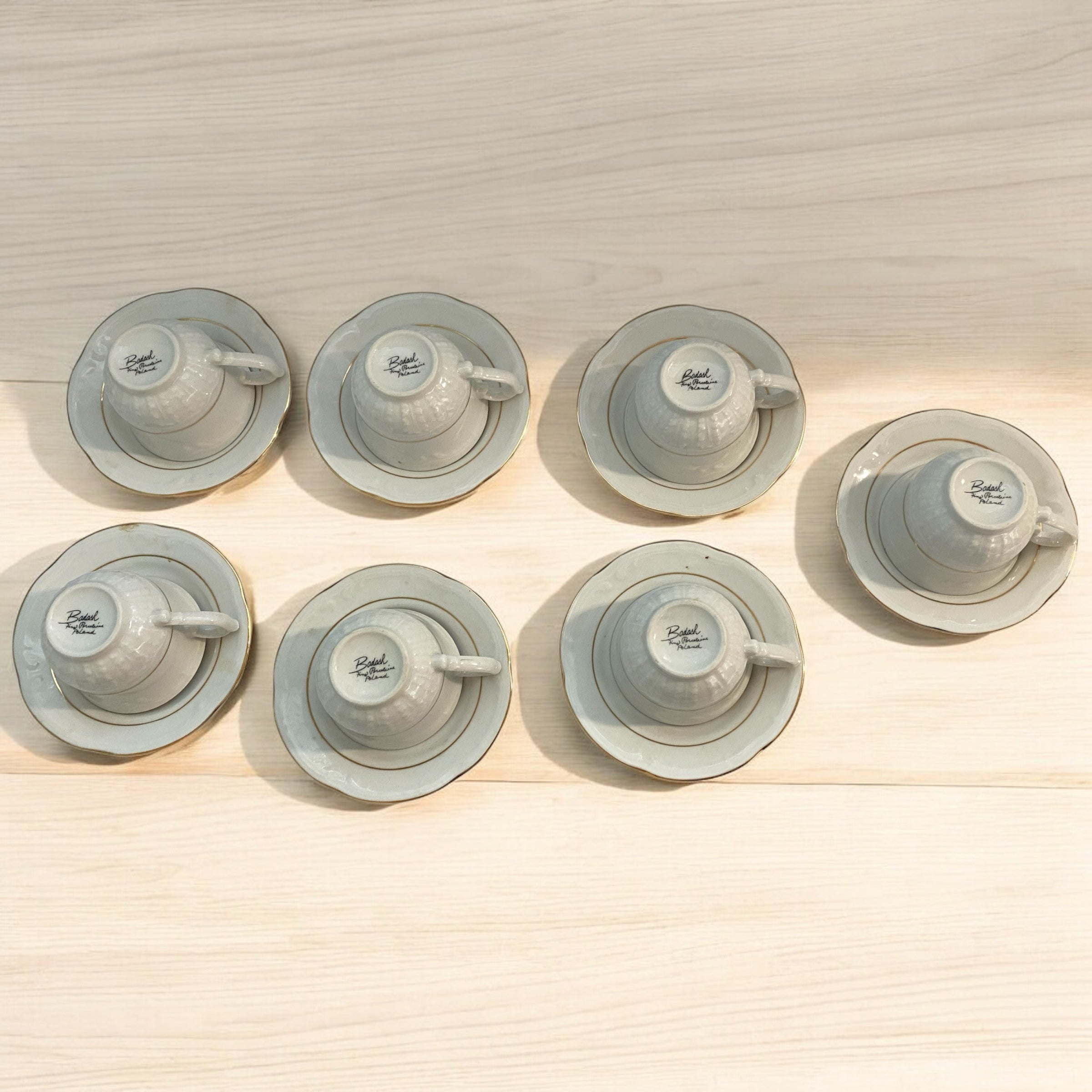 Fine Porcelain Tea set of 7 - Camden Layne