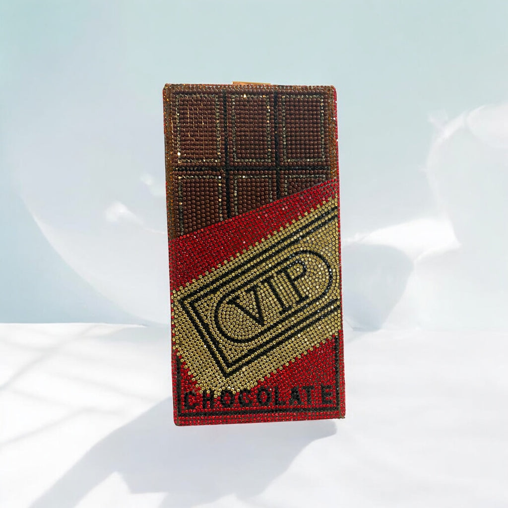 Rhinestone Glitter Clutch - Camden Layne