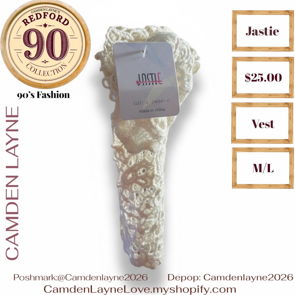 Jastie Bohemian Crochet Vest