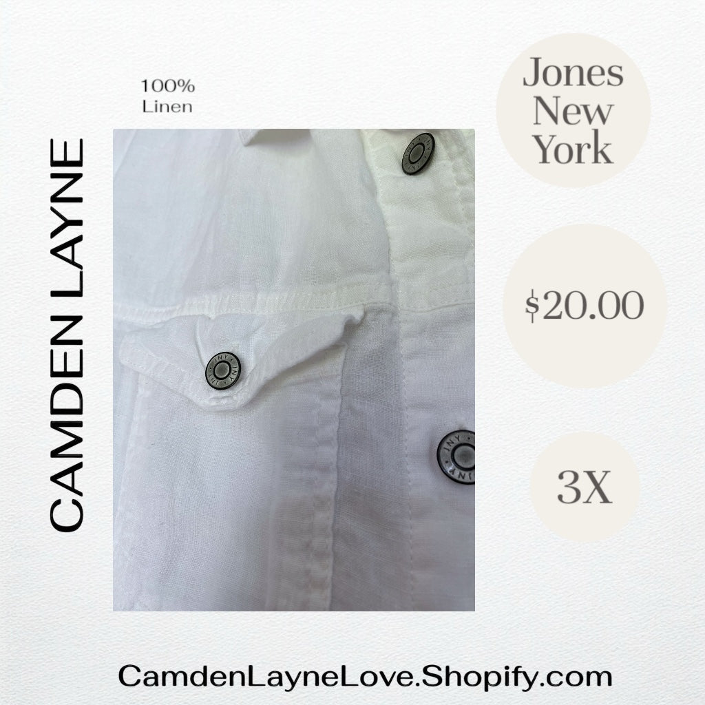 Jones New York Linen Jacket