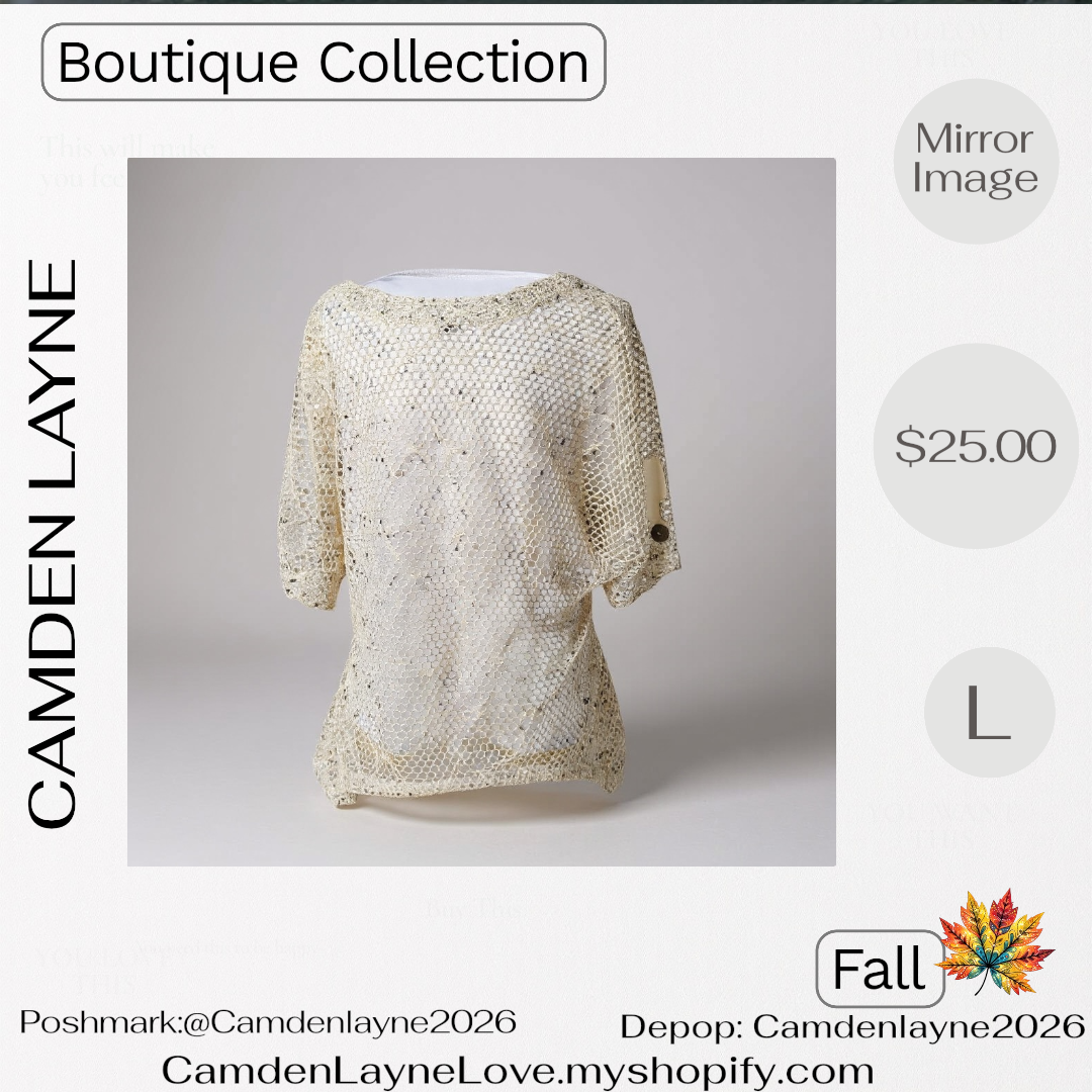 Mirror Image Crochet Top