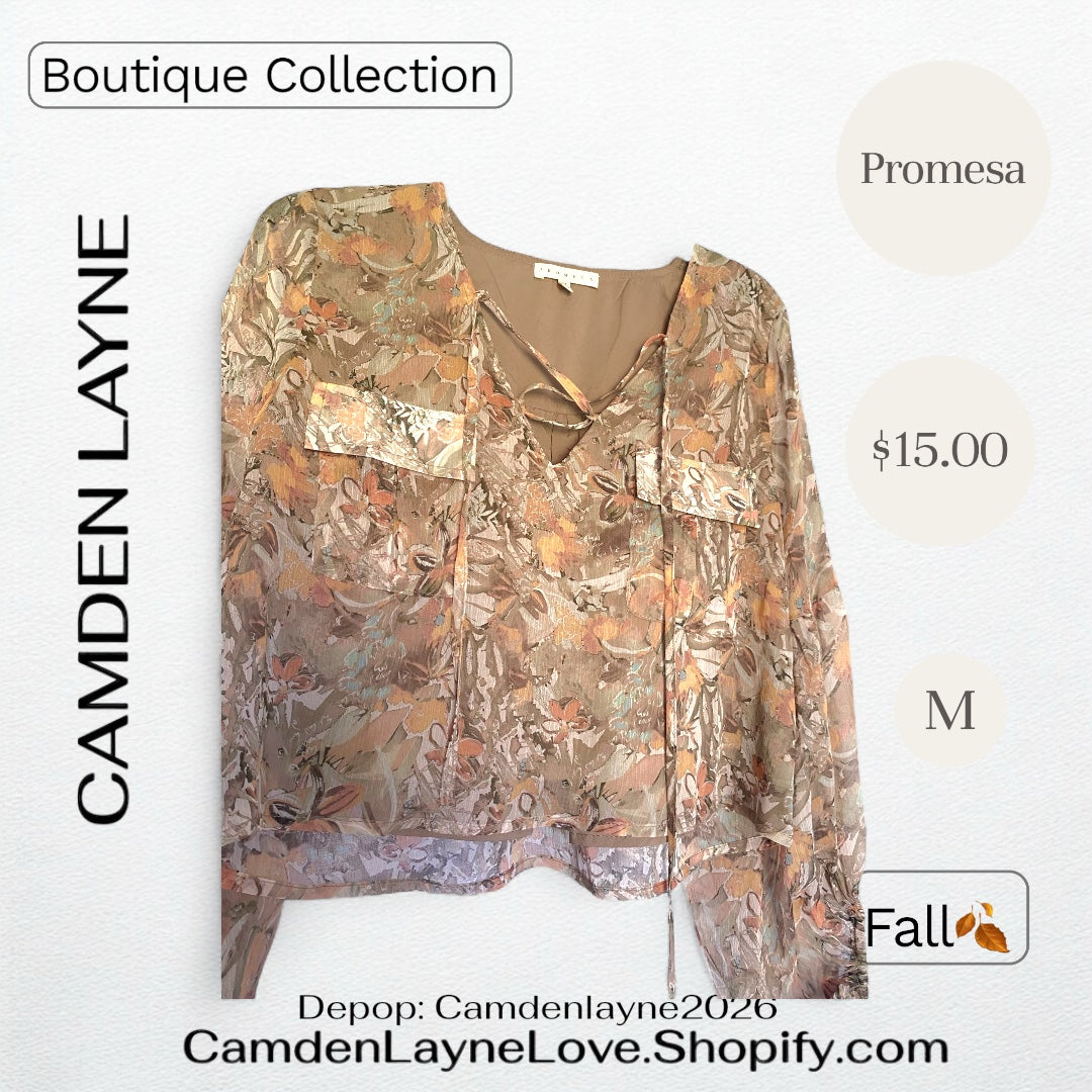 Promesa Short Fall Blouse