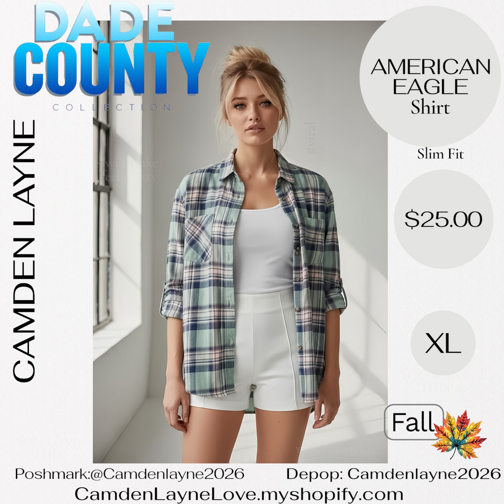 American Eagle Slim Fit Button Down