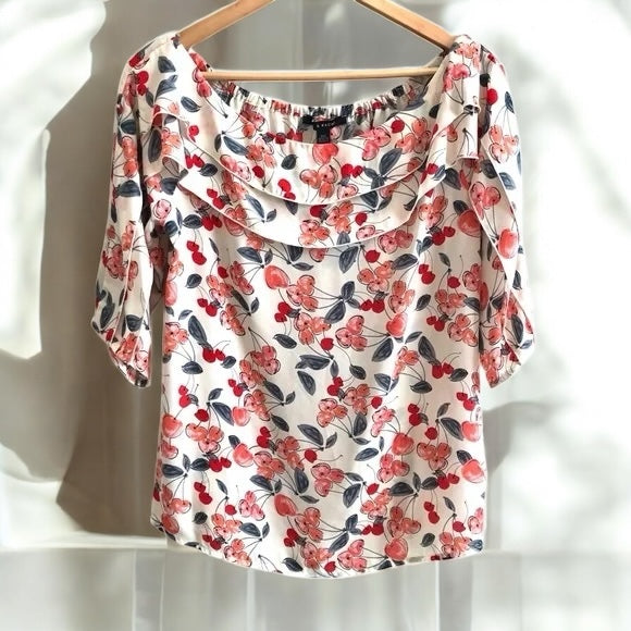 Cherries & Wine Blouse - Camden Layne