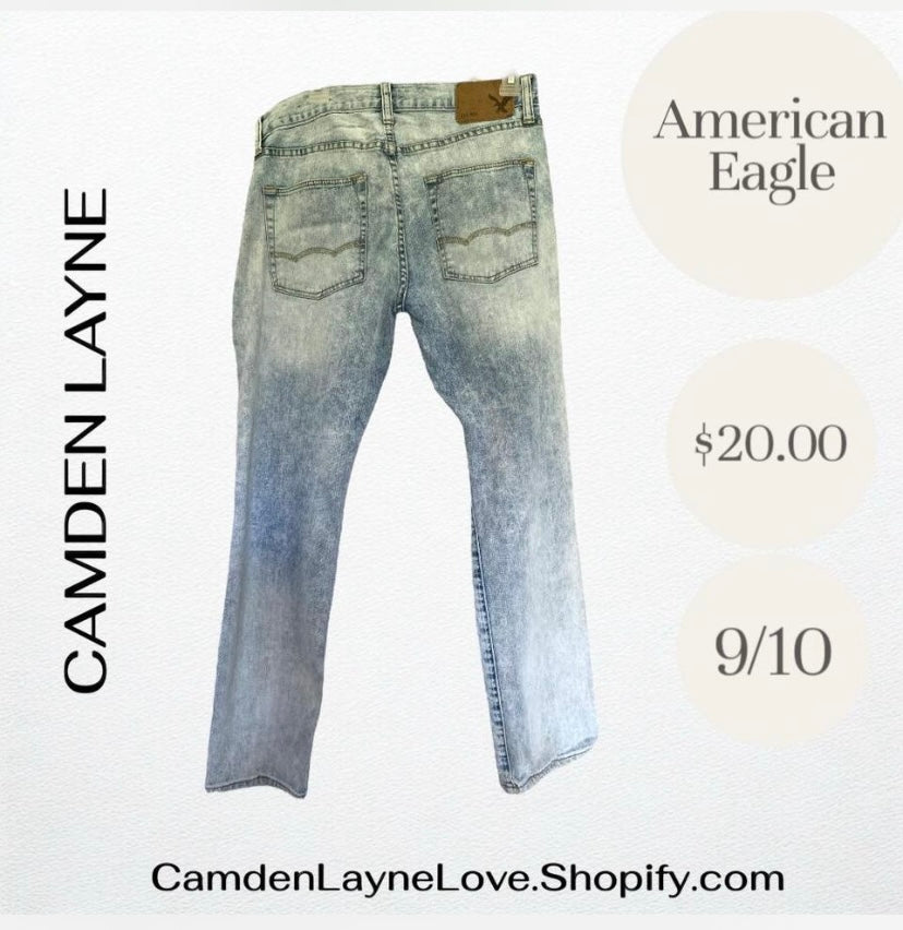 AE 10 Slim Straight Acid Wash
