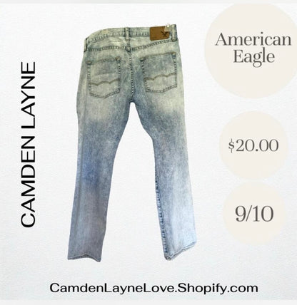 AE 10 Slim Straight Acid Wash