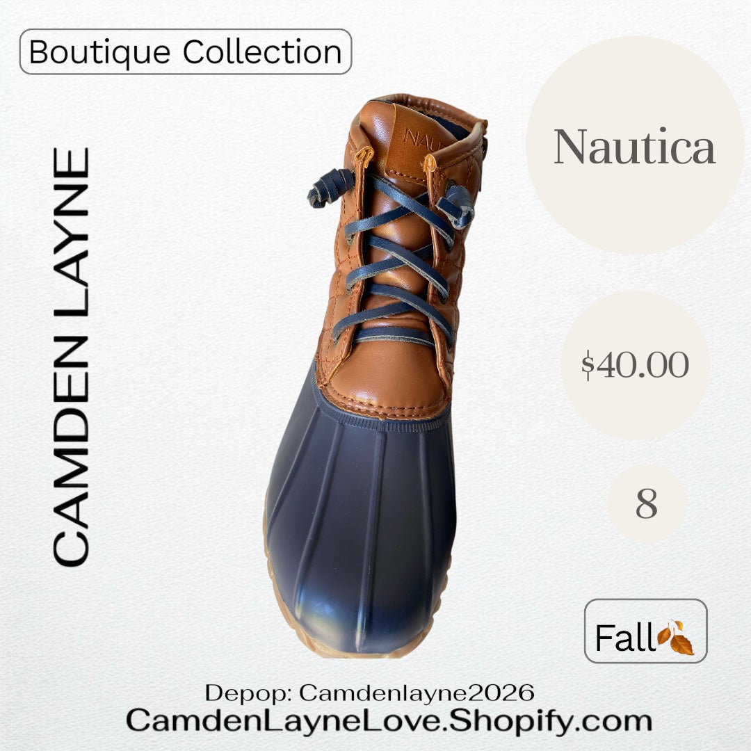 Nautical Duck Boots