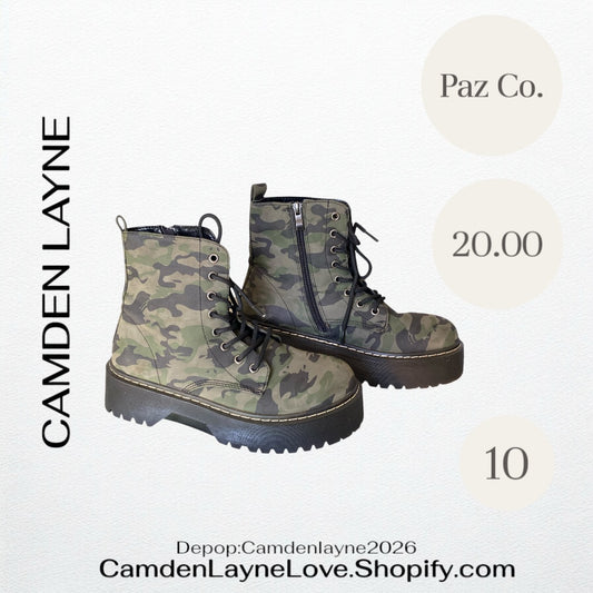 Pazz Women’s Camo Boots