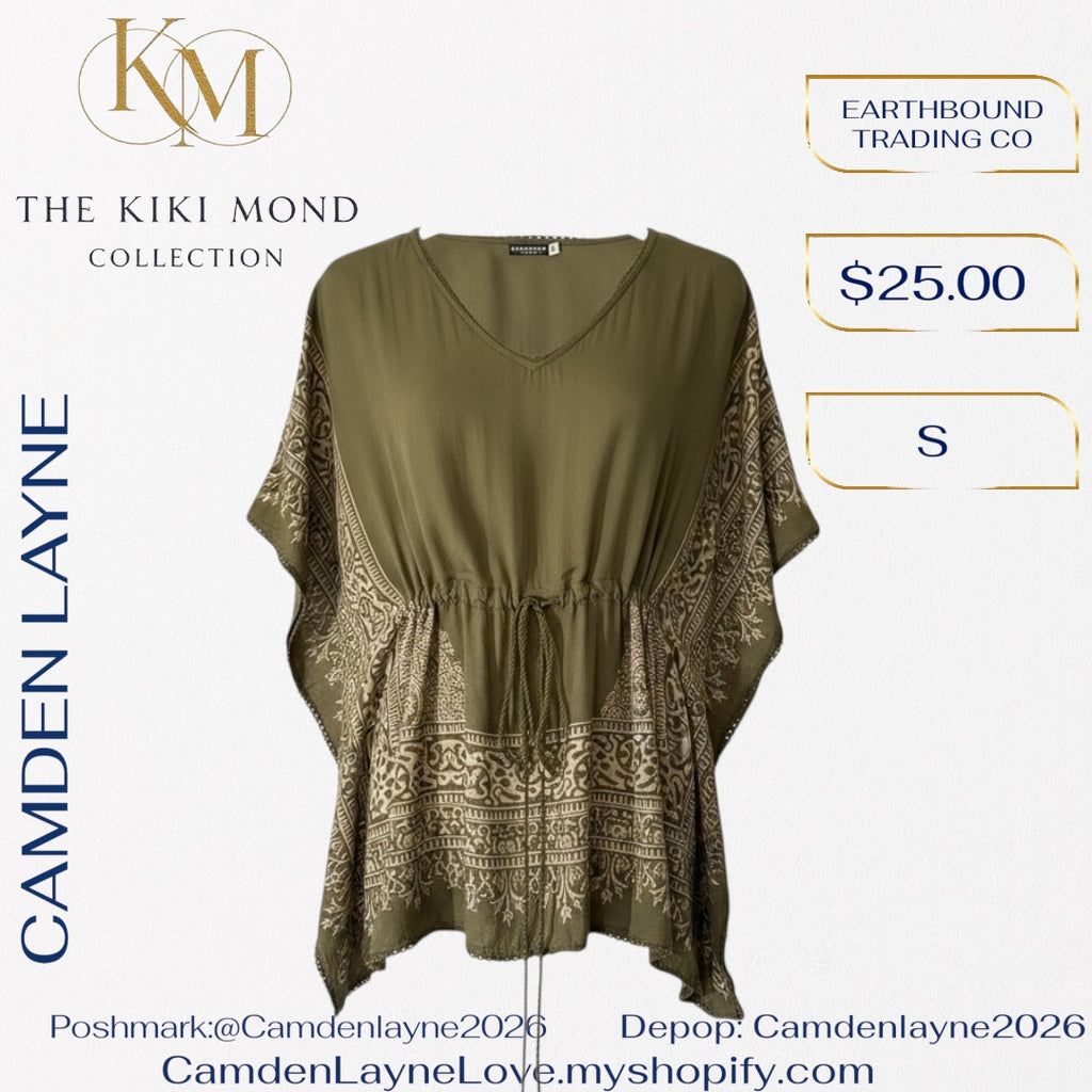 Earthbound Olive Tunic