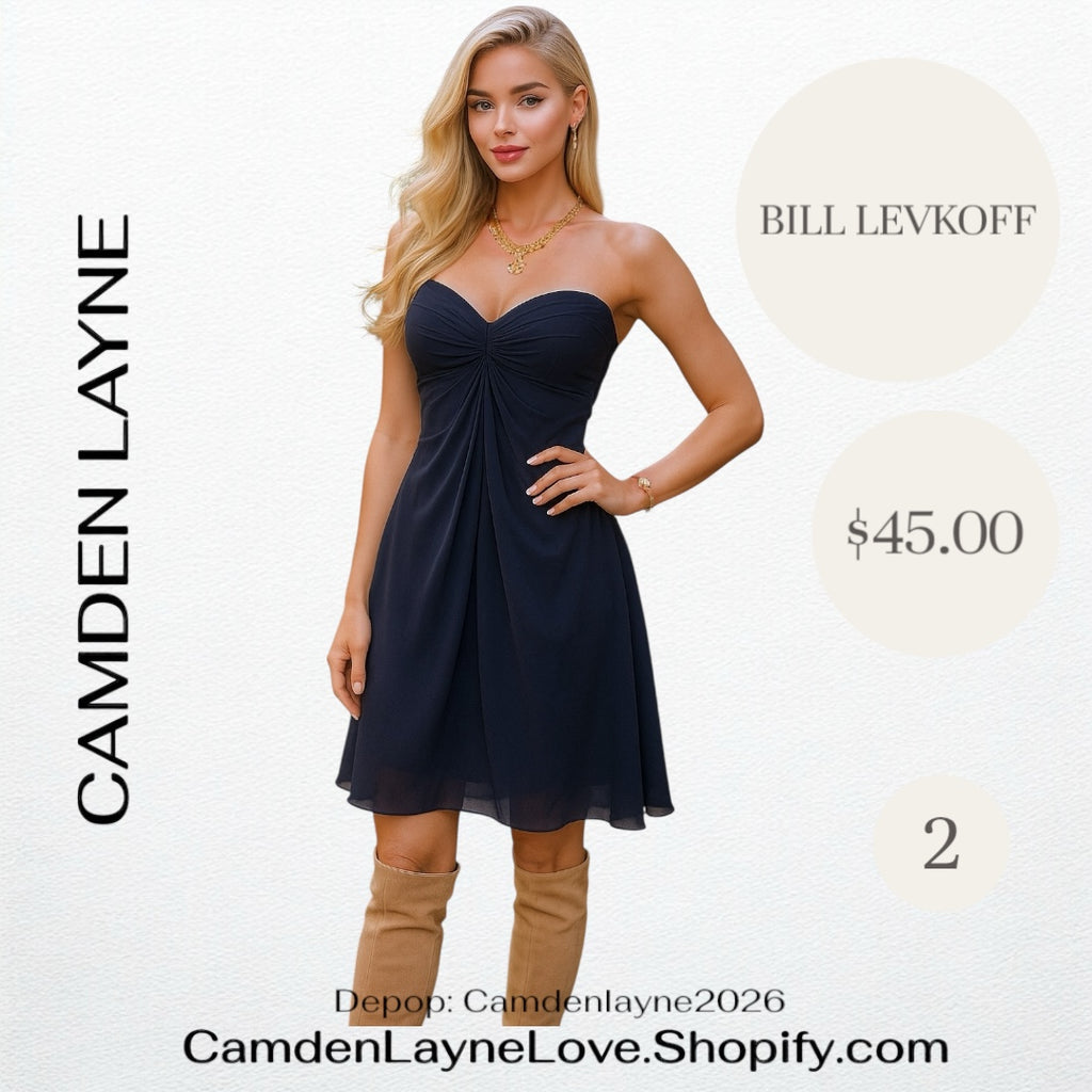 Bill Levkoff Formal Strapless Dress
