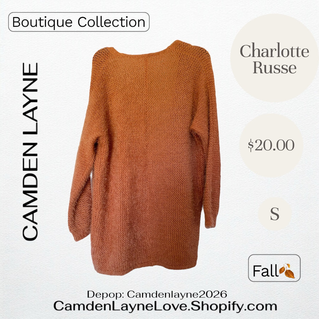 Rust Charlotte Russe Cardigan