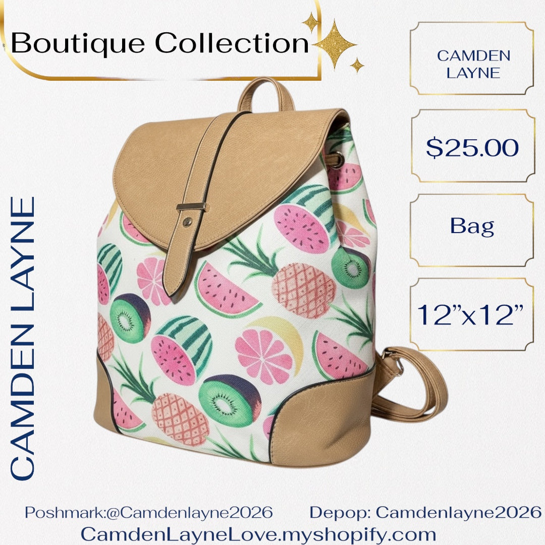 Camden Layne Juicy Fruit Back Pack