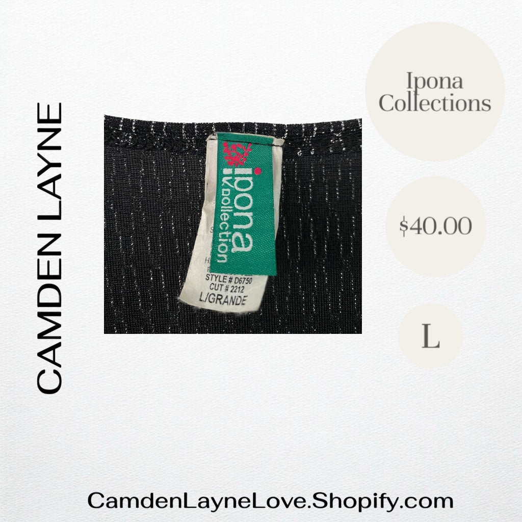 Black Ipona Peplum Dress