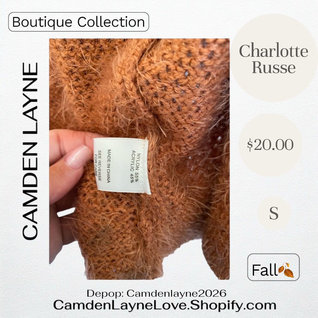 Rust Charlotte Russe Cardigan