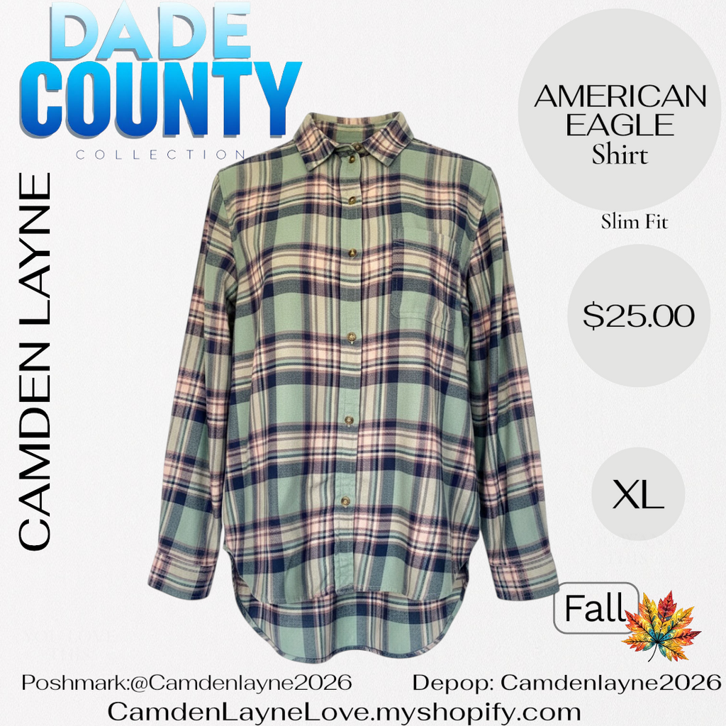 American Eagle Slim Fit Button Down