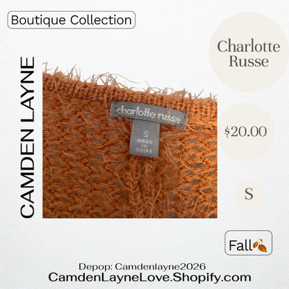 Rust Charlotte Russe Cardigan