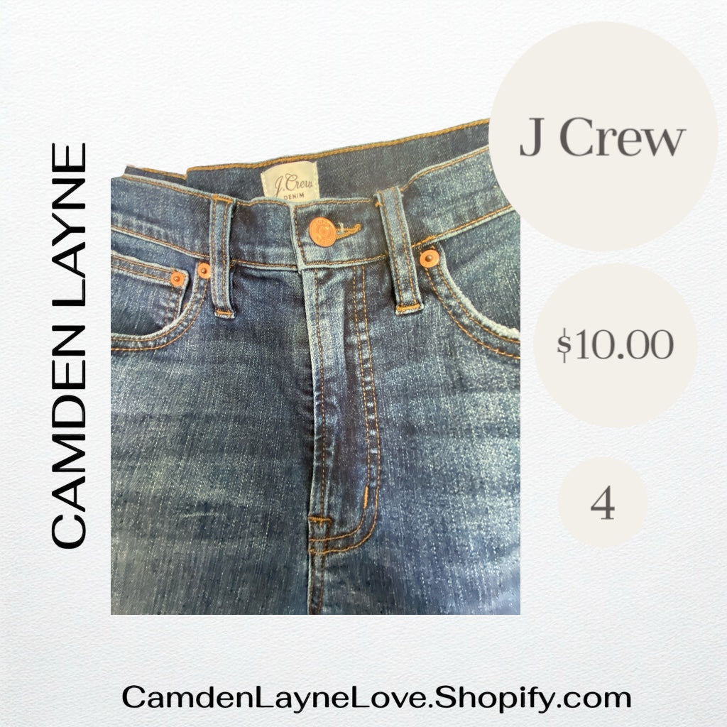 J Crew 4 Vintage Straight Jeans