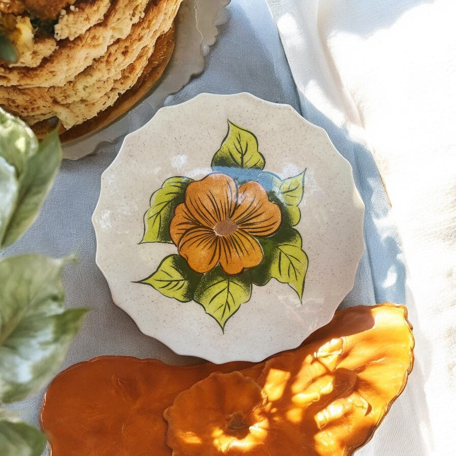 Vintage HandPainted Cake Stand - Camden Layne
