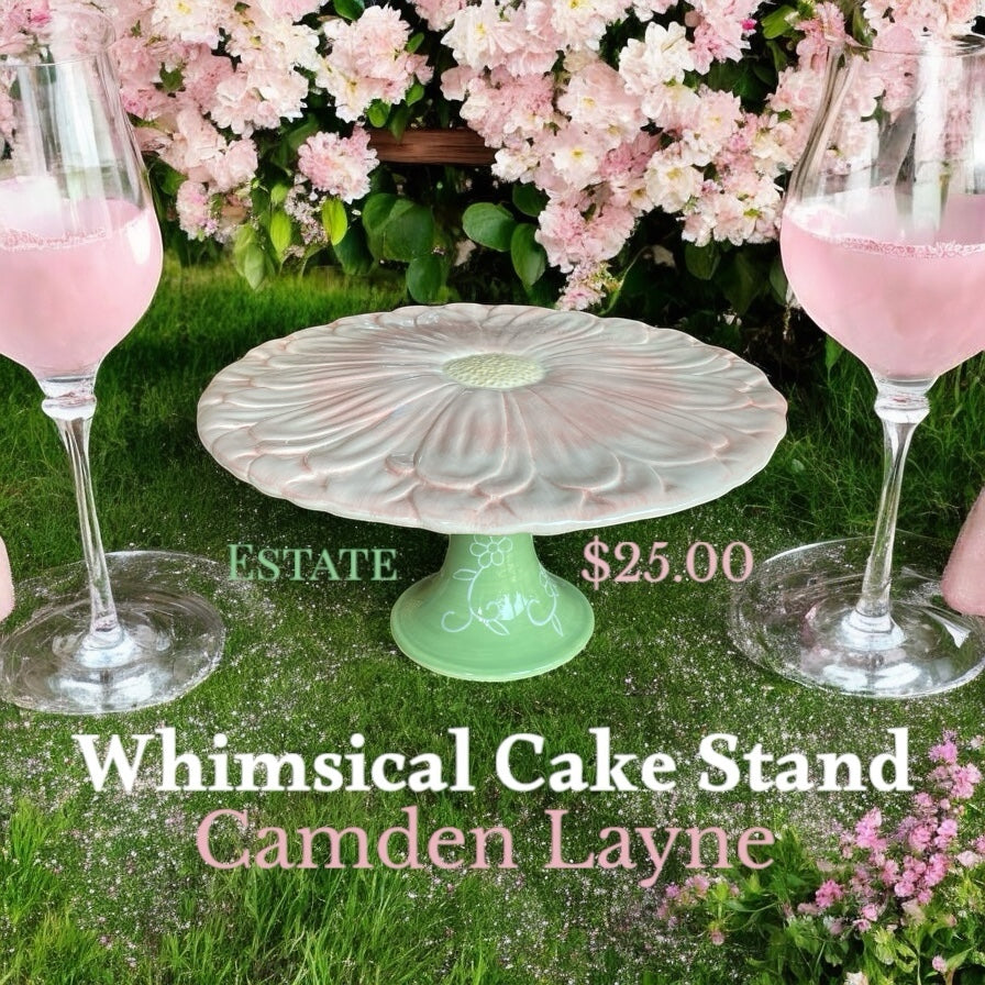 Beautiful Flower Cake Stand - Camden Layne