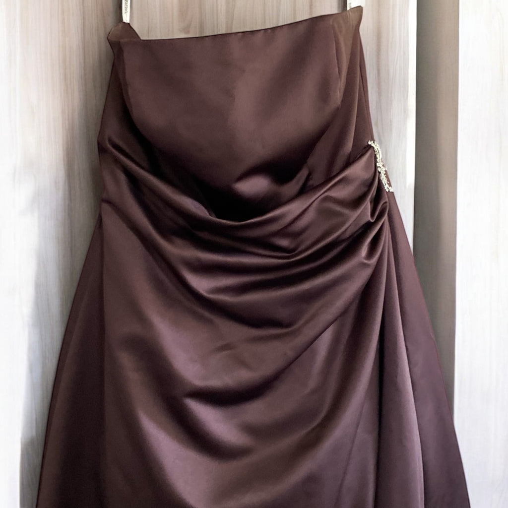 Chocolate Brown Formal Gown - Camden Layne