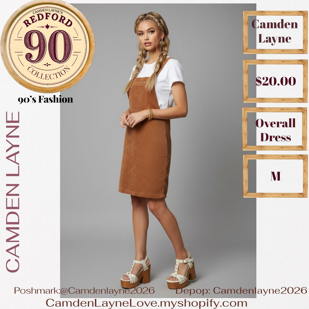 Camden Layne Corduroy Overall Dress