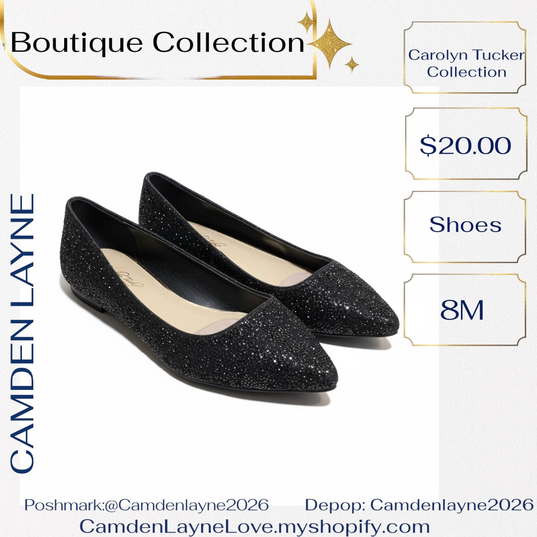 Carolyn Tucker Black Low Heels