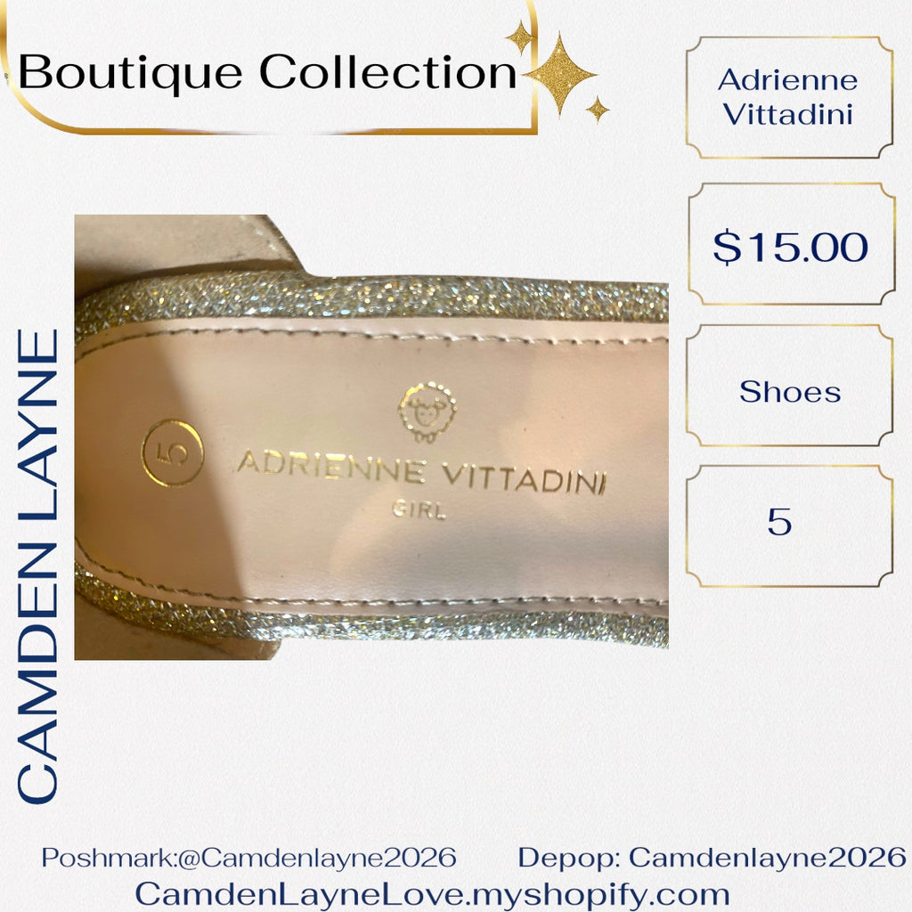 Adrienne Vittadini Gold Heels