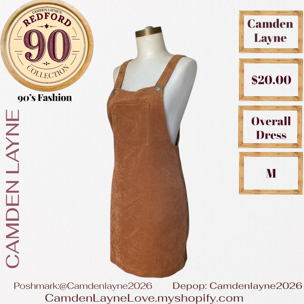 Camden Layne Corduroy Overall Dress