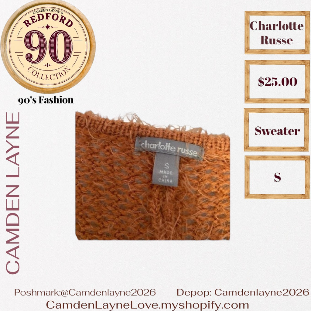 Rust Charlotte Russe Cardigan