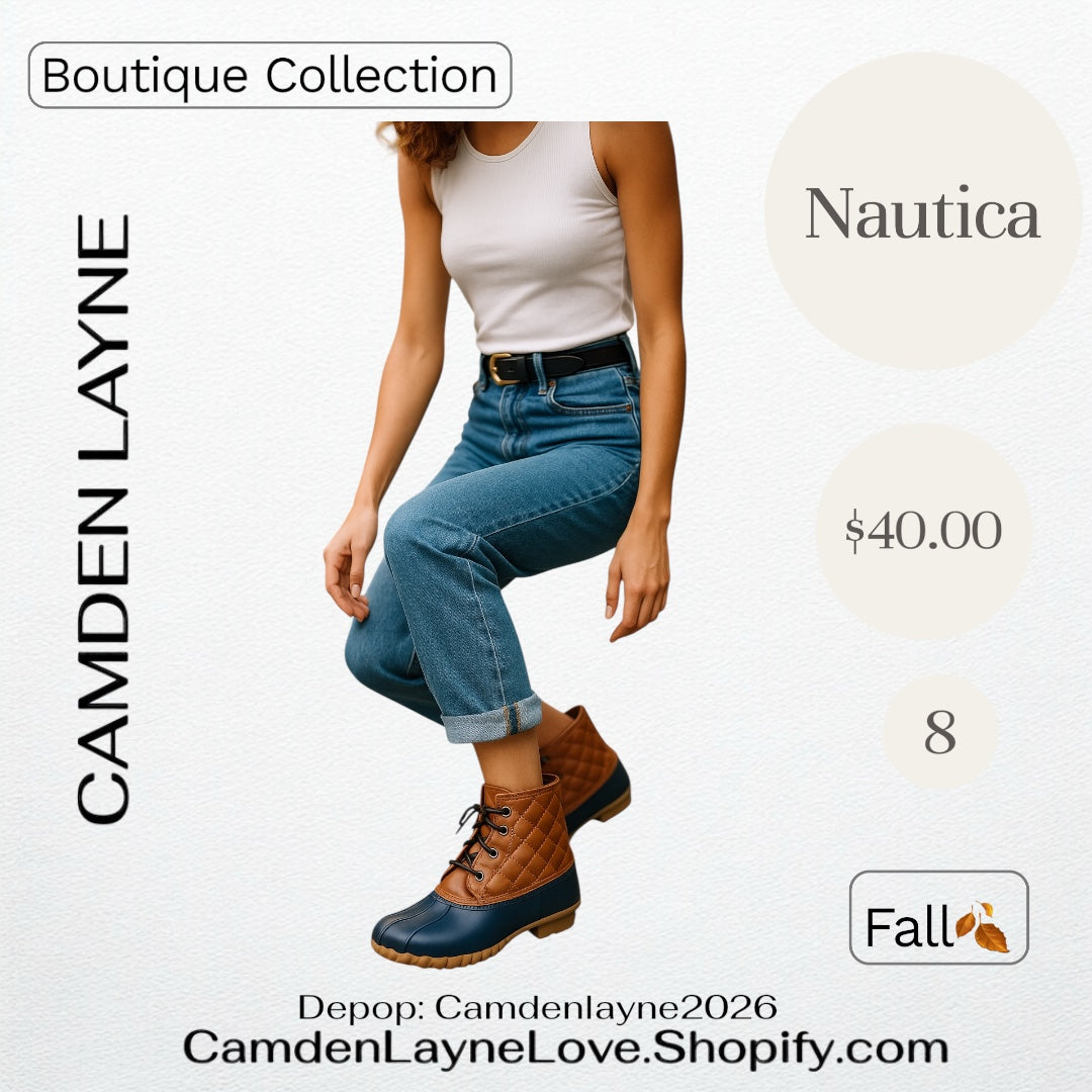 Nautical Duck Boots