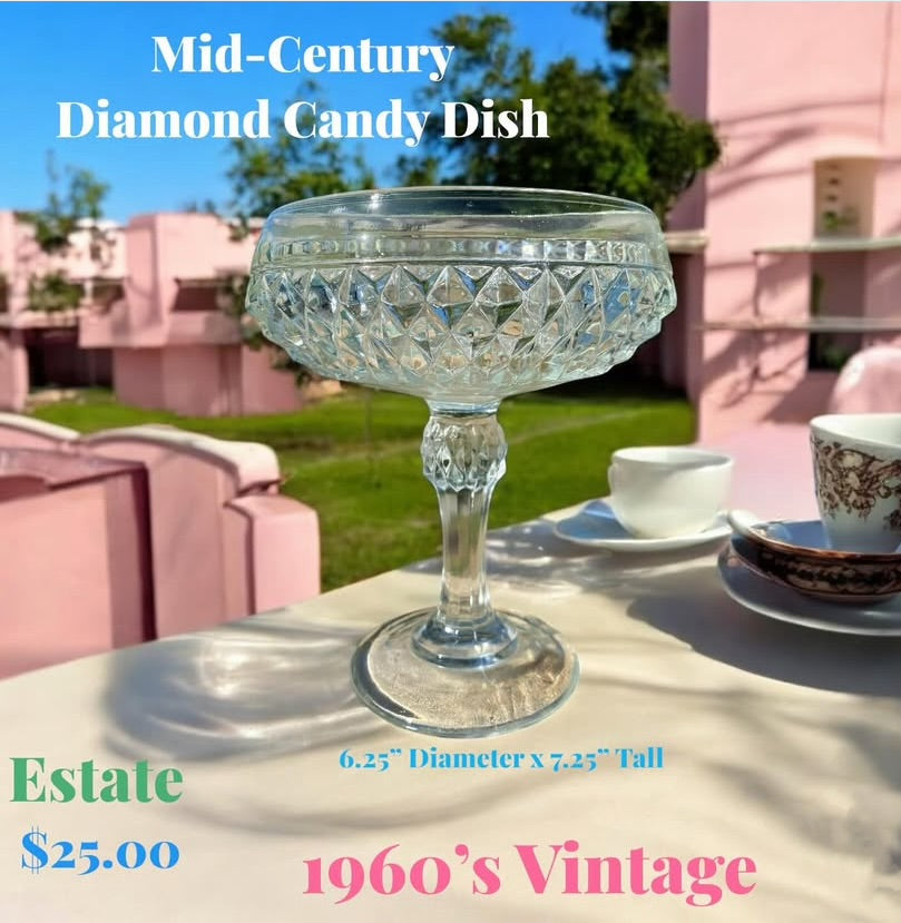 Mid-Century Diamond Candy Dish - Camden Layne