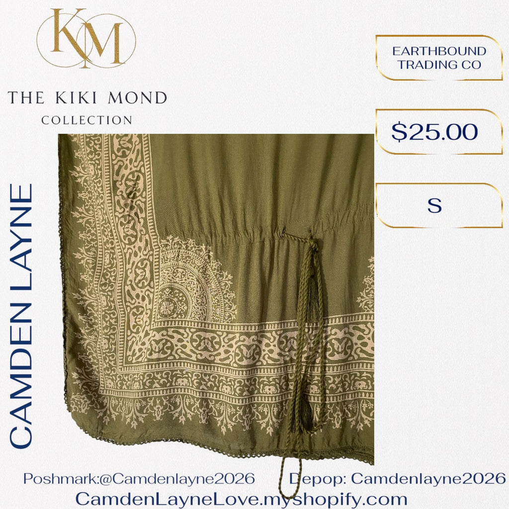 Earthbound Olive Tunic