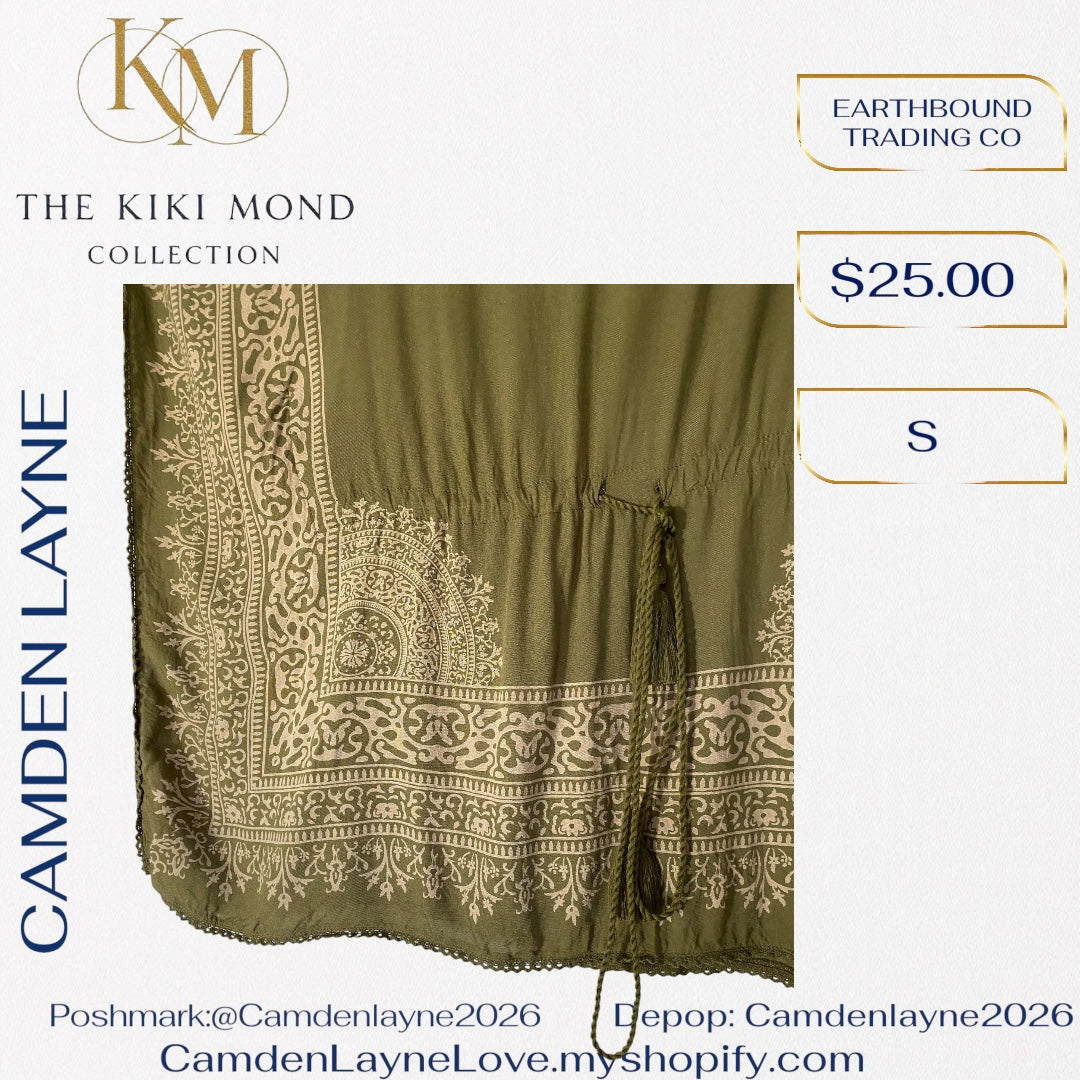 Earthbound Olive Tunic