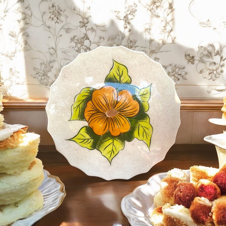 Vintage HandPainted Cake Stand - Camden Layne