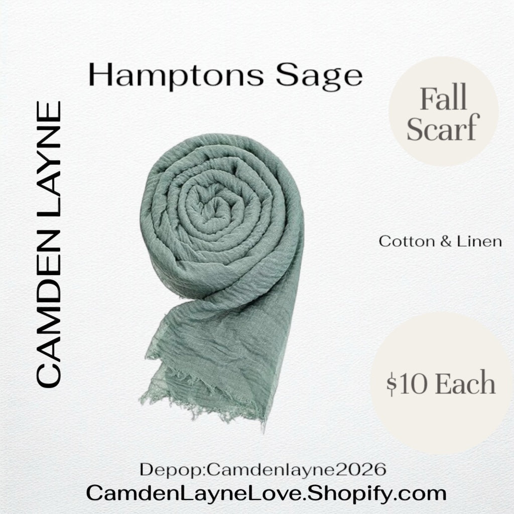 Hamptons Sage Scarf