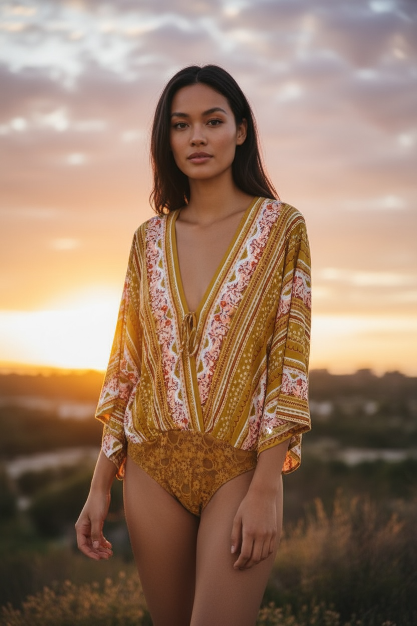 Free People Intimately One Piece Blouse