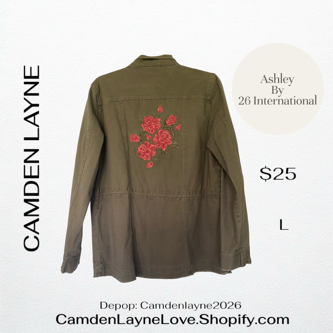 Ashley Army Green Jacket