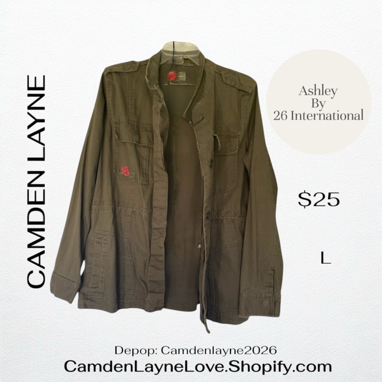 Ashley Army Green Jacket